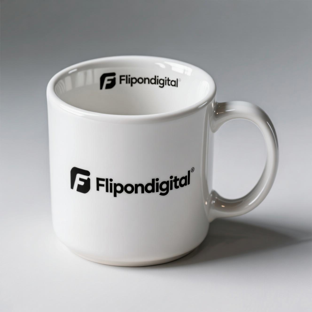 Flipondigital White Mug